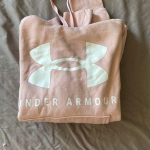Pink under armor sweatshirt